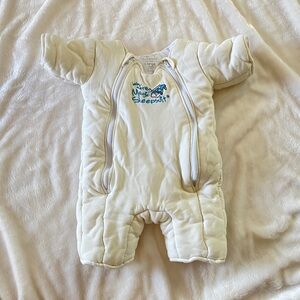 Baby Merlin's Magic Sleepsuit Yellow/cream Size Large 6-9 months